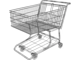 Shopping Cart 3D Model