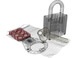 Lock Out Tag Out Kit 3D Model