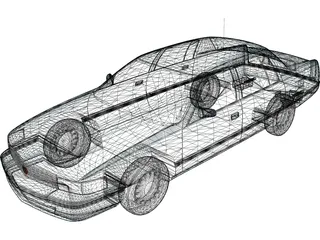 Cadillac DeVille (1994) 3D Model