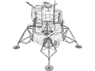 Apollo Lunar Lander 3D Model