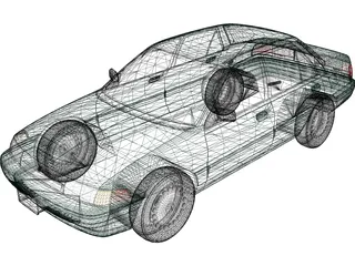 Mercury Tracer (1994) 3D Model