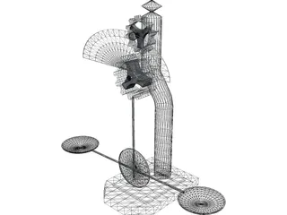 Pendulum Scales 3D Model