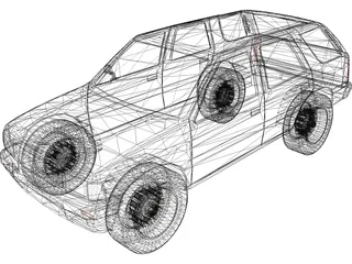 Isuzu Rodeo (1992) 3D Model