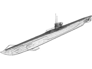 U-Boat 3D Model