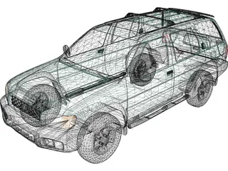 Nissan Pathfinder (1999) 3D Model
