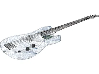 Fender Precision Mexican Bass 3D Model