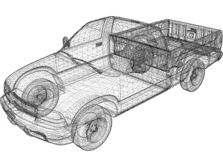 Chevrolet S10 Pickup (1998) 3D Model