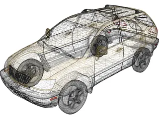 Lexus RX300 (1998) 3D Model