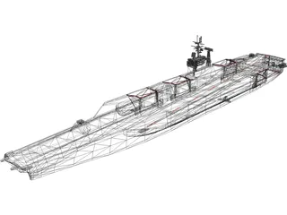 Nimitz Aircraft Carrier 3D Model