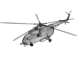 Mil Mi-8 Hip 3D Model