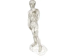 David Statue 3D Model