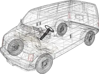 Chevrolet Astro Van (1986) 3D Model