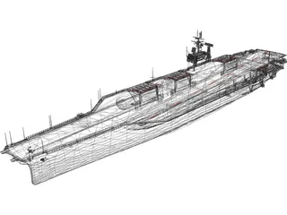 CVN-68 Nimitz 3D Model