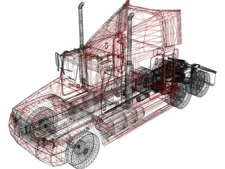 Freightliner FLD-120 3D Model