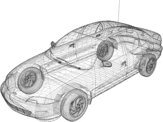 Chevrolet Cavalier Sedan (1998) 3D Model