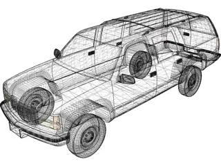 Chevrolet Suburban (1998) 3D Model