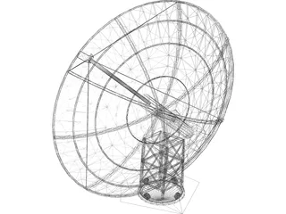 Satellite Dish 3D Model