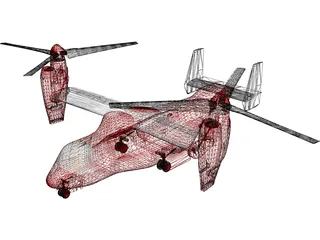 Bell-Boeing V-22 Osprey 3D Model