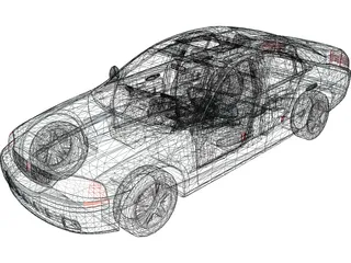 Lincoln LS (2000) 3D Model