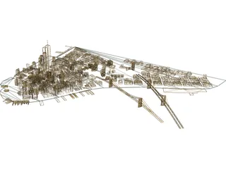 City Manhattan 3D Model