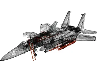 F-15E Strike Eagle 3D Model