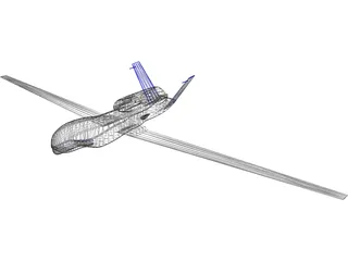 RQ-4 Global Hawk 3D Model