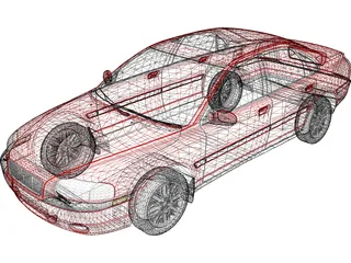 Volvo S80 (2000) 3D Model