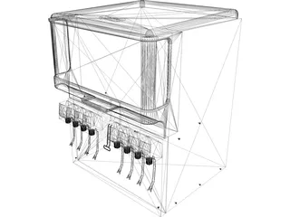 Soda Machine 3D Model