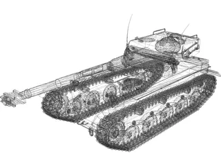 AMX 13 3D Model