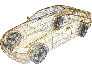 Lexus IS300 (2001) 3D Model