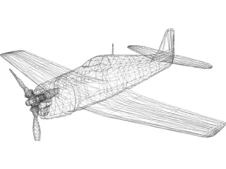 F6F Hellcat 3D Model