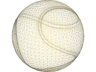 Tennis Ball 3D Model