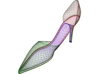 Woman Shoe 3D Model