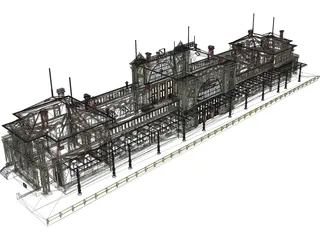 Station Bonn 3D Model