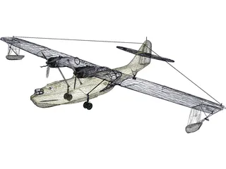 Consolidated PBY-5 Catalina 3D Model