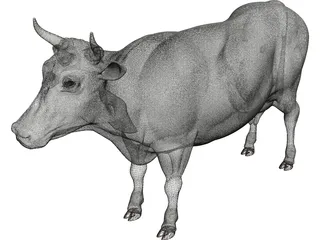 Cow 3D Model