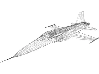 F-5E 3D Model