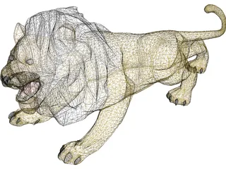 Lion 3D Model