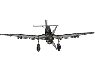 Junkers 87B Stuka 3D Model