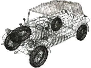 Kubelwagen 3D Model