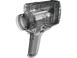 Movie Camera 3D Model