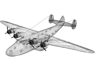 Boeing 314 Clipper 3D Model