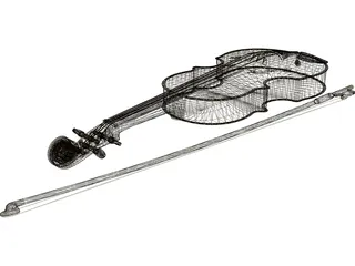 Violin 3D Model