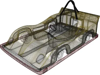 Go Kart 3D Model