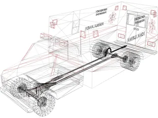 Ambulance 3D Model