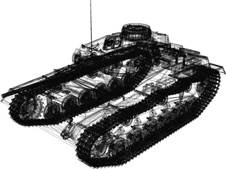 Panzer 3D Model