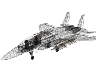 F-15E 3D Model