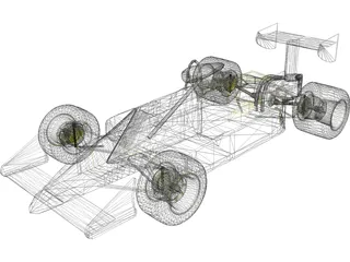 Formula 1 Car 3D Model