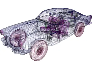 Aston Martin DB4 (1958) 3D Model