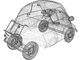 BMW Isetta 250 (1957) 3D Model